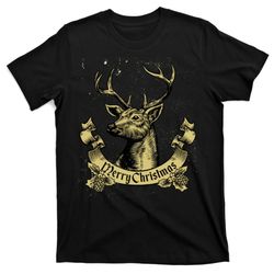 merry christmas deer t-shirt