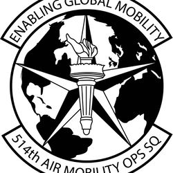 514TH AIR ENABLING GLOBAL MOBILITY OPS SQ VECTOR FILE SVG DXF EPS PNG JPG FILE