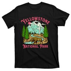 yellowstone national park illustration t-shirt