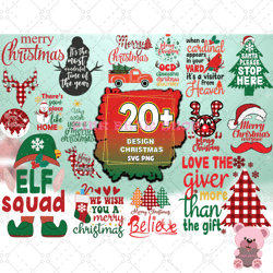 20 design christmas bundle sublimation, christmas svg, xmas svg, christmas cut files -pink bear shop