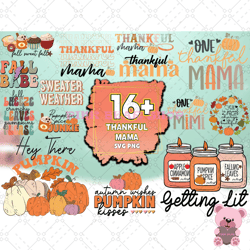 thankful mama svg png bundle, thanksgiving svg, happy thanksgiving svg -pink bear shop
