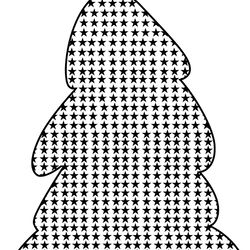 christmas tree line art vector file 2 svg dxf eps png jpg file