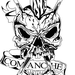 comanche company vector file svg dxf eps png jpg file