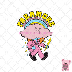paramore walking around with my little rain svg, sad cloud paramore 2023 this is why tour 2023 svg  -pink bear shop