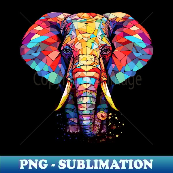 SM-12382_Colorful Origami Elephant Elephant Lovers 7943.jpg