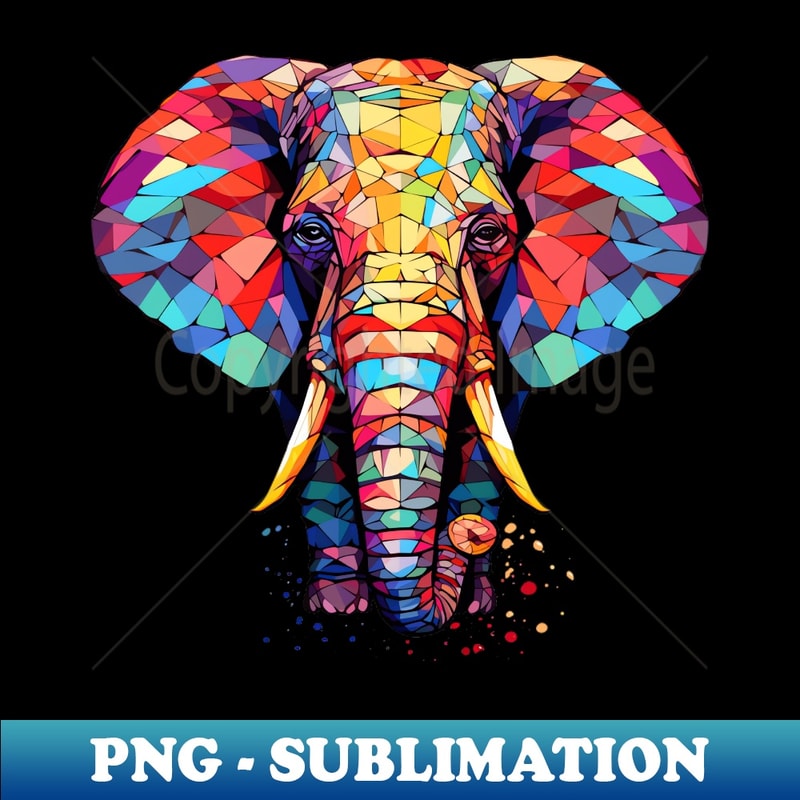 SM-12382_Colorful Origami Elephant Elephant Lovers 7943.jpg