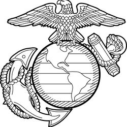 usmc insignias units ega new eagle globe anchor vector svg eps dxf png jpg file svg dxf eps png jpg file