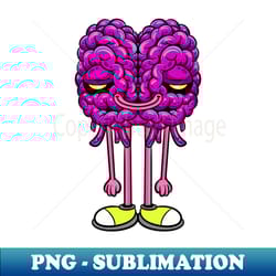 brain monster cartoon - high-resolution png sublimation file - enhance your apparel with stunning detail