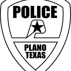 plano texas police department patch vector file svg dxf eps png jpg file