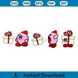 Vintage Kirby Christmas Gift SVG Graphic Design File