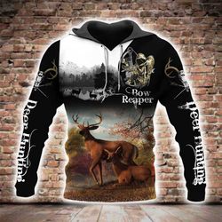 deer hunting all over printed hoodie bt251236