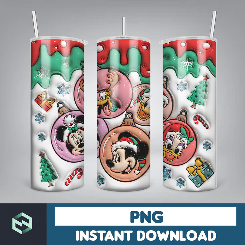 3D Design Tumbler Inflated Sublimation Tumbler Design Download PNG, 20 Oz Digital Tumbler Wrap PNG (18).jpg