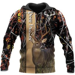 deer hunting all over printed hoodie bt281147