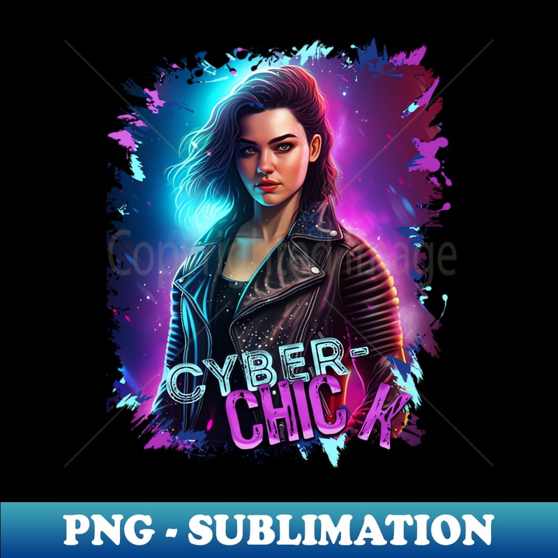 Cyber Funky Cyber-Chic k - sci fi funky design - High-Quality PNG Sublim | Inspire ...
