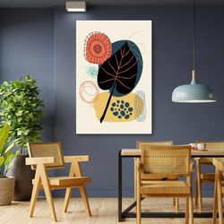 line wall art, scandinavian wall decor, boho canvas art, roll up canvas, stretched canvas art, framed wall art painting