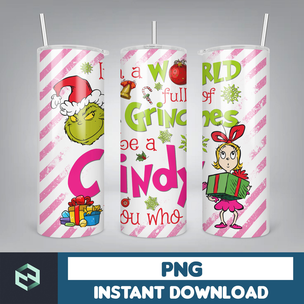 Christmas 20 Oz Skinny Tumbler Sublimation, Christmas Movies Png, Xmas Holiday Png, Santa Hat Png, Christmas 20oz Tumbler Wrap (3).jpg