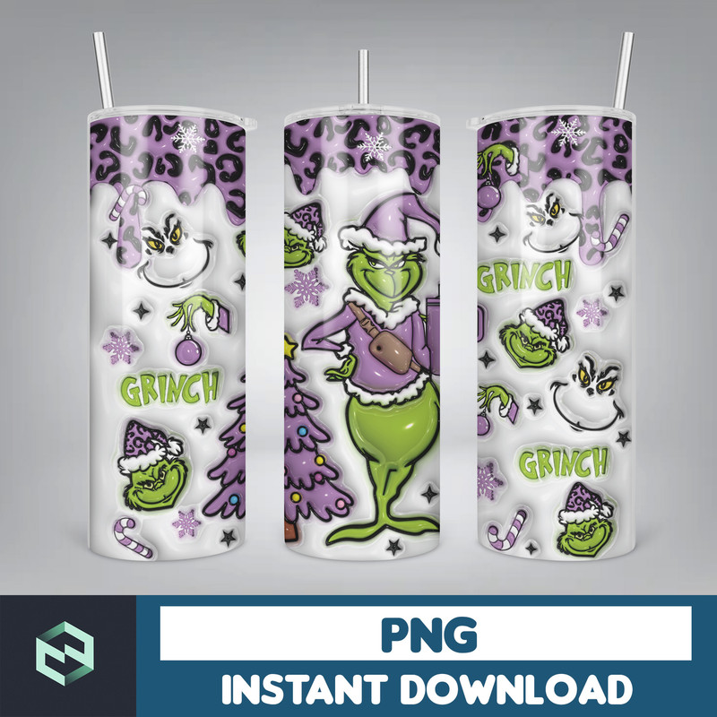 Hot Christmas Tumbler Design Wrap, Pink Christmas 20oz Skinny Tumbler Design, Christmas Movie Tumbler Wrap Png (4).jpg