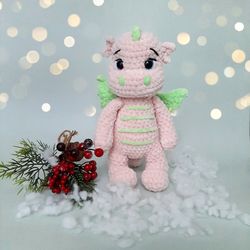 Dragon toy for kids, Plush dragon, Christmas gift for a child