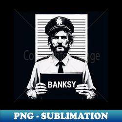 Artist Banksy - Aesthetic Sublimation Digital File - Boost Your Success with this Inspirational PNG Download