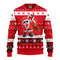 NHL New Jersey Devils Dabbing Santa Claus Ugly Hoodie 3D Zip Hoodie 3D Ugly Christmas Sweater 3D Fleece Hoodie