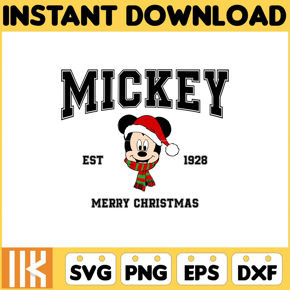 Christmas Mouse And Friend SVG, Christmas Season Svg, Christmas Squad Svg, Xmas Holiday Svg, Merry Christmas Svg (5).jpg