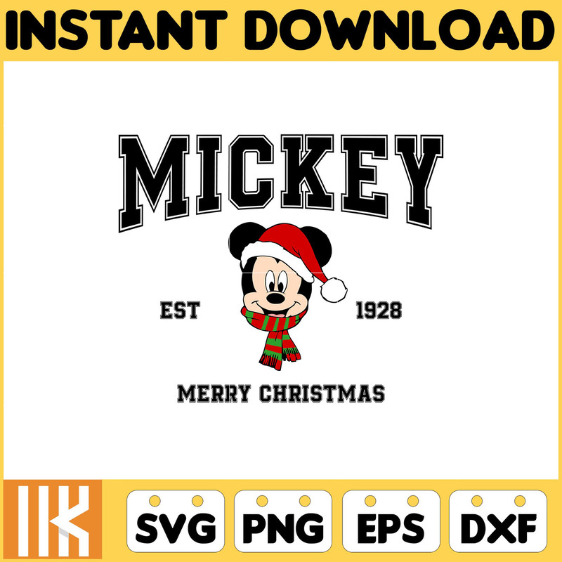 Christmas Mouse And Friend SVG, Christmas Season Svg, Christmas Squad Svg, Xmas Holiday Svg, Merry Christmas Svg (5).jpg