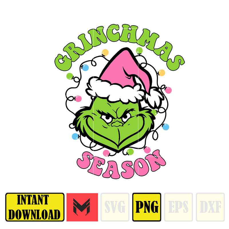 Pink Christmas Grinch Png, My Day Design Png, Bougie Christmas Png, Christmas Movie Png, That It I'm Not Going Png (1).jpg