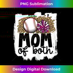 cheer baseball mom of both baseball and cheer mother - artisanal sublimation png file - crafted for sublimation excellence