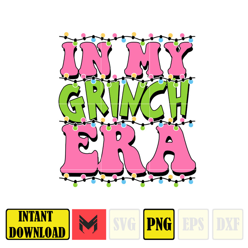 Pink Christmas Grinch Png, My Day Design Png, Bougie Christmas Png, Christmas Movie Png, That It I'm Not Going Png (2).jpg