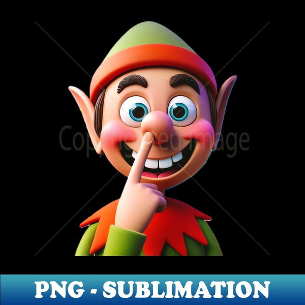 Fun Elf Header Funny elf - Exclusive PNG Sublimation Download - Create with - Inspire ...