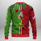 MLB Atlanta Braves Grinch & Scooby-doo Ugly Hoodie 3D Zip Hoodie 3D Ugly Christmas Sweater 3D Fleece Hoodie