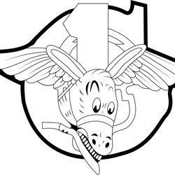 usaaf 1st air commando group ww2 emblem vector file svg dxf eps png jpg file