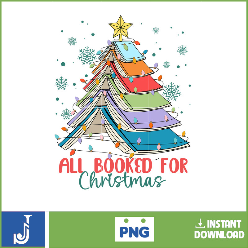 Christmas Book Tree Png, Christmas Gift, Book Lovers Png, Bookworm Christmas Png, Gift For Teachers, School Christmas, Xmas Design Png (1).jpg