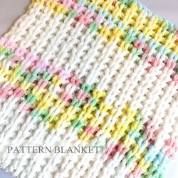 Alize Puffy Blanket Pattern, Do It Yourself, Beginner Patterns, Finger knit blanket pattern, Loop Yarn Blanket Pattern