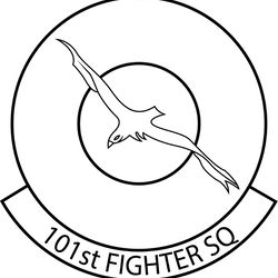 usaf 101st fighter squadron air force 101st fs emblem vector file svg dxf eps png jpg file