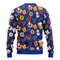 NHL St. Louis Blues Santa Claus Snowman Ugly Hoodie 3D Zip Hoodie 3D Ugly Christmas Sweater 3D Fleece Hoodie