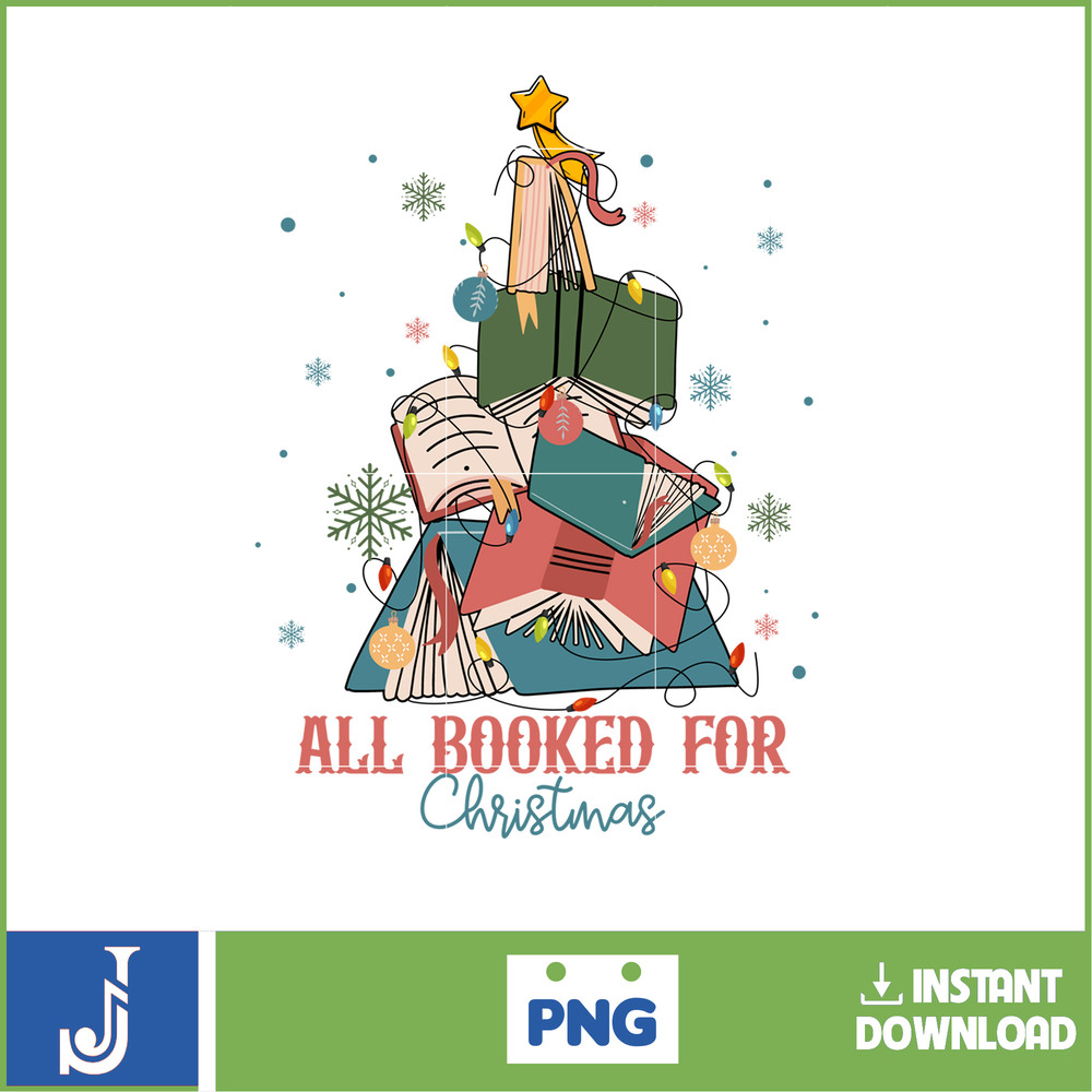 Christmas Book Tree Png, Christmas Gift, Book Lovers Png, Bookworm Christmas Png, Gift For Teachers, School Christmas, Xmas Design Png (5).jpg