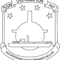 uss hampton ssn 767 attack submarine patch vector file svg dxf eps png jpg file