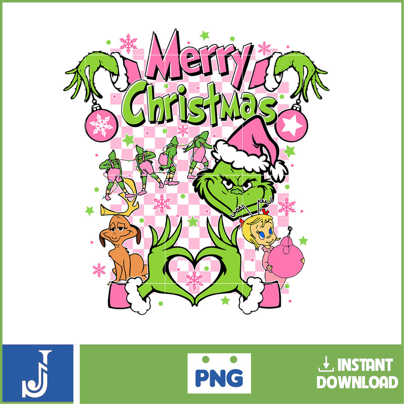 Pink Christmas Grinch Png, My Day Design Png, Bougie Christmas Png, Christmas Movie Png, That It I'm Not Going Png (14).jpg