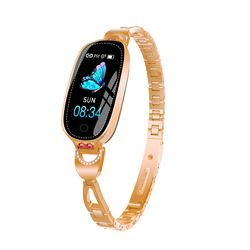 F18 Smart Watch Bracelet Fitness Tracker IP68 Waterproof Smart Bracelet Reminder Sleep Monitoring Exercise for Women