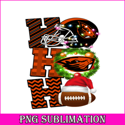Oregon State Beavers PNG Merry Christmas Football PNG NFL PNG