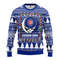 MLB Chicago Cubs Grateful Dead Ugly Hoodie 3D Zip Hoodie 3D Ugly Christmas Sweater 3D Fleece Hoodie