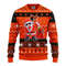 MLB Baltimore Orioles Dabbing Santa Claus Ugly Hoodie 3D Zip Hoodie 3D Ugly Christmas Sweater 3D Fleece Hoodie