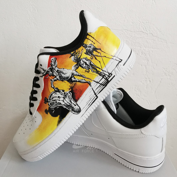 custom-sneakers-nike-air-force-unisex-shoes-Dali-handpainted-wearable-art 4.jpg