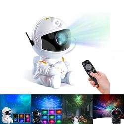 Galaxy Star Projector LED Night Light Sky Astronaut Lamp For Decoration Bedroom Home Decorative