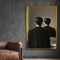 rene magritte canvas wall art poster, wall decor print,rene magritte canvas,rene magritte,wall art canvas design,framed
