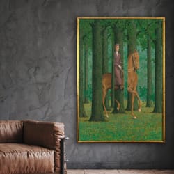 rene magritte the blank signature, reproduction poster, the blank signature printed, wall art canvas design,framed canva
