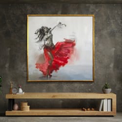 sexy dress dancer,belly dancer woman artwork, exotic dance costume, sexy dancer canvas art, wall art canvas design, fram