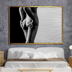 sexy woman canvas wall art , sexy woman canvas painting , erotic print,fantasy canvas, wall art canvas design, framed re