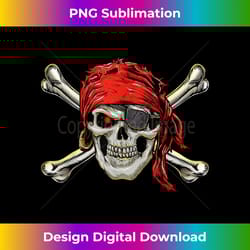 pirate costume skull and crossbones jolly roger pirate - innovative png sublimation design - customize with flair